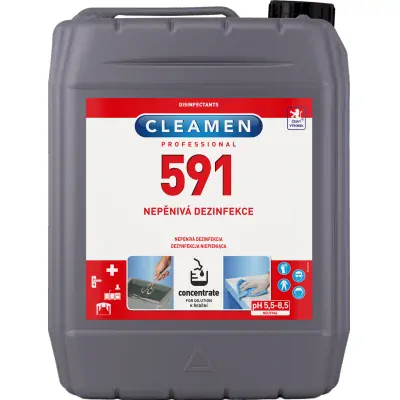CLEAMEN 591 nepěnivá dezinfekce 5l