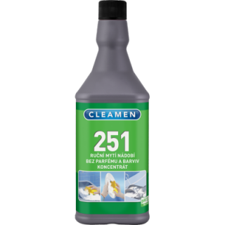 CLEAMEN 251 ruční mytí nádobí - koncentrát bez parfémů a barviv