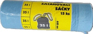 Pytel zatahovací na odpadky 35l Extra pevné