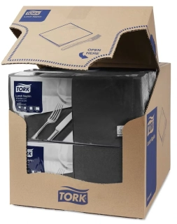 TORK černý obědový ubrousek